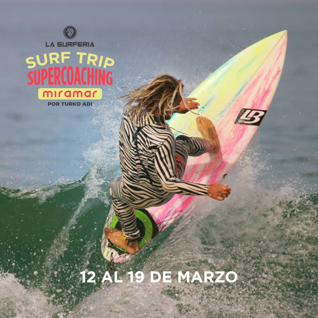 Super Coaching, Surf en miramar, clases avanzadas